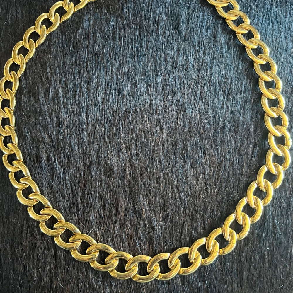 Napier Gold-Tone Link Necklace and Bracelet Set - Picture 4 of 5